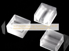 14.07×14.92mm Tamanho Lente única de alta potência 30×90° Disponível Eco-Material Lente de fácil instalação