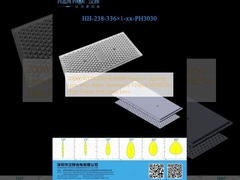 200W/400W/600W/800W Lente de iluminação de estádio com resistência à água 336pcs 3030LEDs Lente anti-reflexão de alta potência