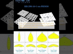 16 em 1 LEDs 25°/55°/90°/120° Ângulos múltiplos 95% Transmissão de luz Anti-Relâmpago de energia poupando luz de rua e lentes de projéteis