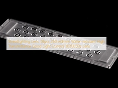 Lente de iluminação de rua 28pcs 260×68mm Resistente à água Alta transmissão Bom controle de luz 3030LEDs Lente