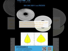 360pcs 3030/2835LEDs UFO High Bay Light Lens Impermeável Desigualável Desempenho Óptico Lente de Iluminação Industrial