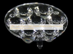 93%+ Transmissão PMMA Material durável φ34.8mm Lente de dimensão de precisão para lanterna