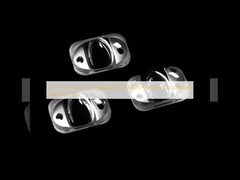 Lente de iluminação pública de precisão com ótica para LEDs 3030, tamanho 23x16mm T2S disponível