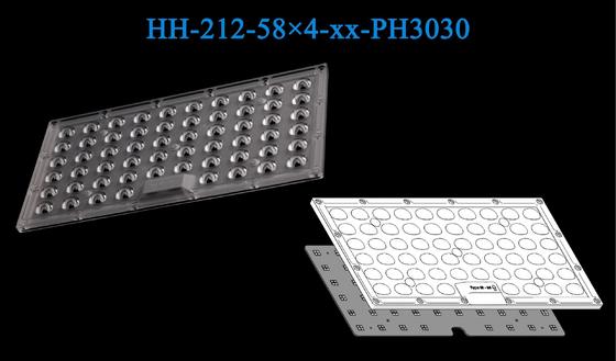 232 pcs 3030 LEDs Multiple Angles Available Low Glare Waterproof Street Lighting Lens